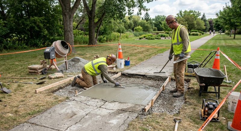 Concrete Pathway Repair in Miami Dade County, FL