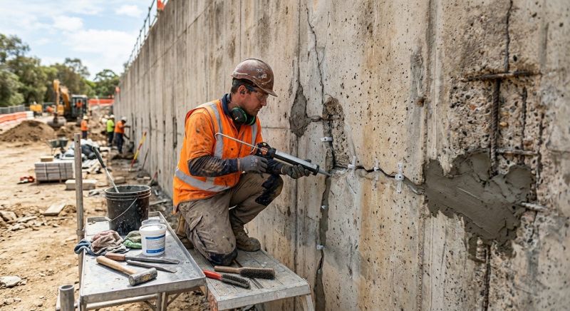Concrete Wall Patching in Corpus Christi, TX