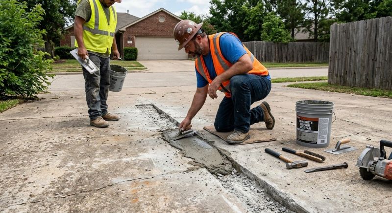 Cracked Slab Repair in Corpus Christi, TX
