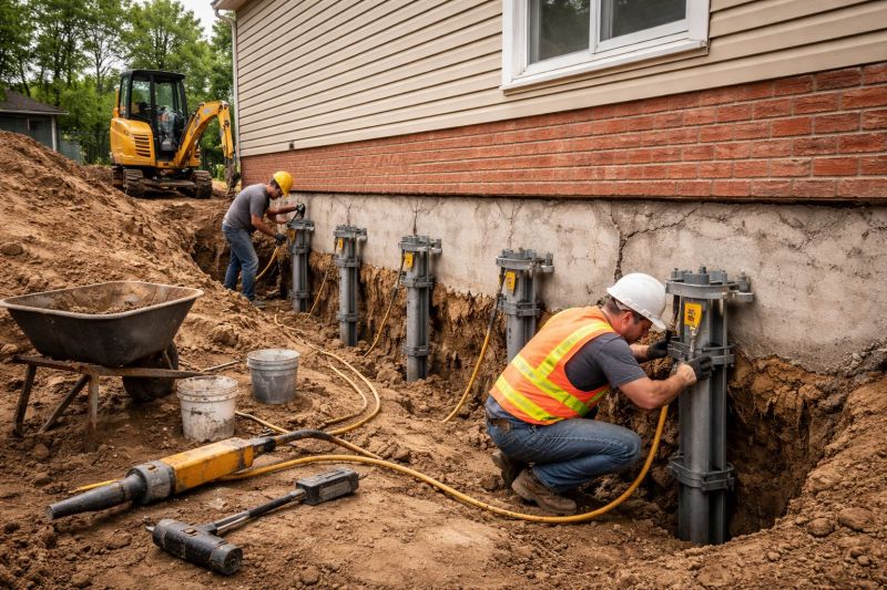 Foundation Pier Repair in Tampa, FL