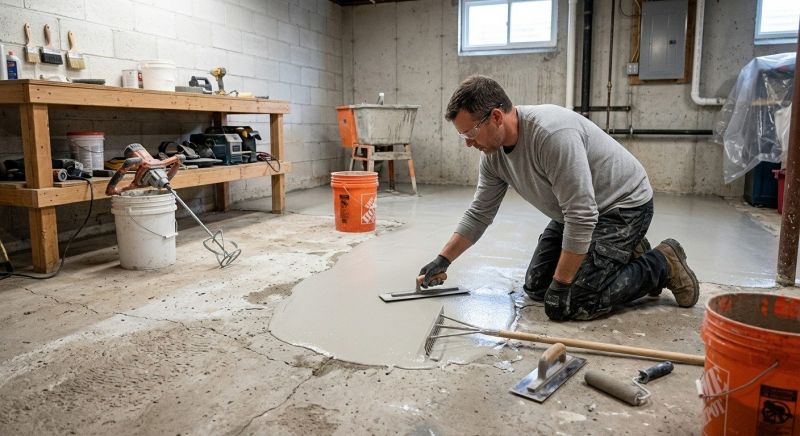 Garage Concrete Resurfacing in Corpus Christi, TX